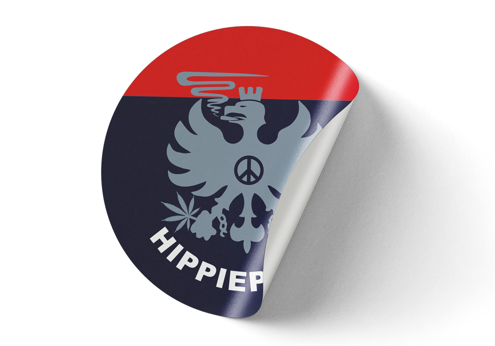 Hippieparty Sticker